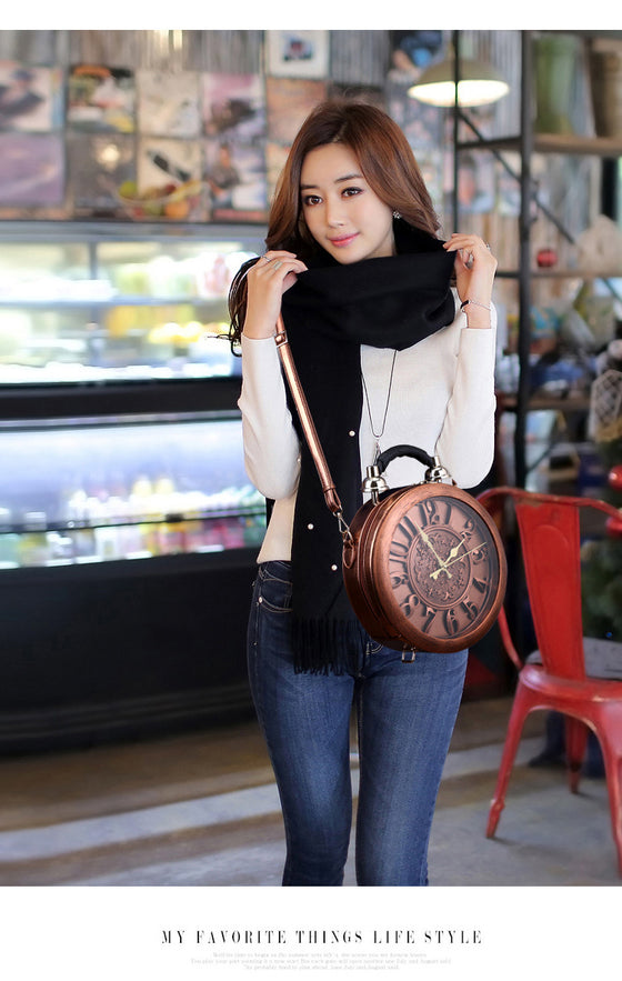 Real Clock Handbag