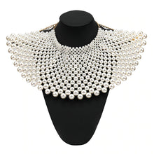  Bib Collar Pearl Necklace