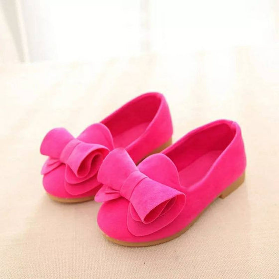 Colorful Big Bow Loafers Dress Shoes