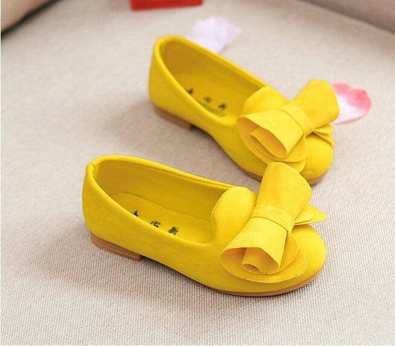 Colorful Big Bow Loafers Dress Shoes