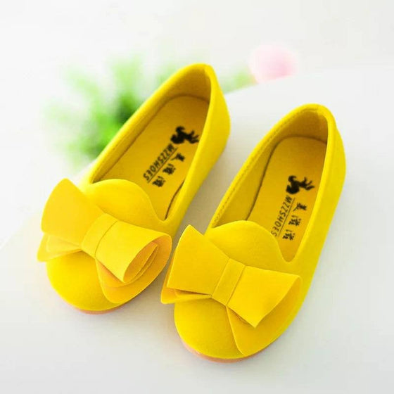 Colorful Big Bow Loafers Dress Shoes