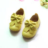 Yellow Big Bow Walking Shoes
