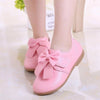 Pink Big Bow Walking Shoes
