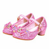 Pink Rock Glitter Girls Heel Shoes
