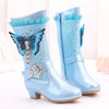 Fairytale Inspired Girls Jeweled Dress Boots