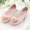Crystal Floral Bow Flats