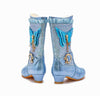 Fairytale Inspired Girls Jeweled Dress Boots