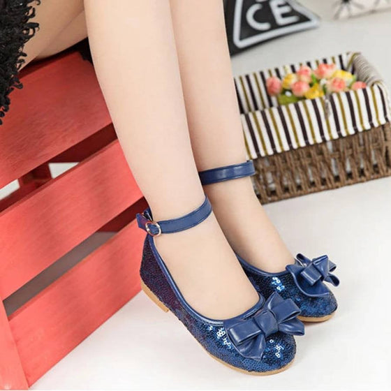 Sequin Glitter Slip On Mary Jane Shoes