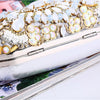 Silver Beaded Sequin Vintage Inspired Evening Bag
