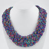 Beaded Collar Statement Necklace
