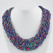  Beaded Collar Statement Necklace