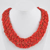 Beaded Collar Statement Necklace