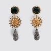 Emerald Jewel Statement Drop Earring