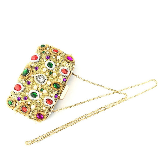 Colorful Jeweled Sequin Bag