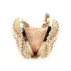 Beaded Pearls Diamond Design Clutch