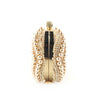 Beaded Pearls Diamond Design Clutch