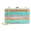 Pastel Infused Stripe Box Bag