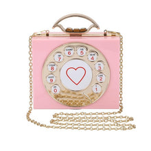  Retro Telephone Dial Hand Bag