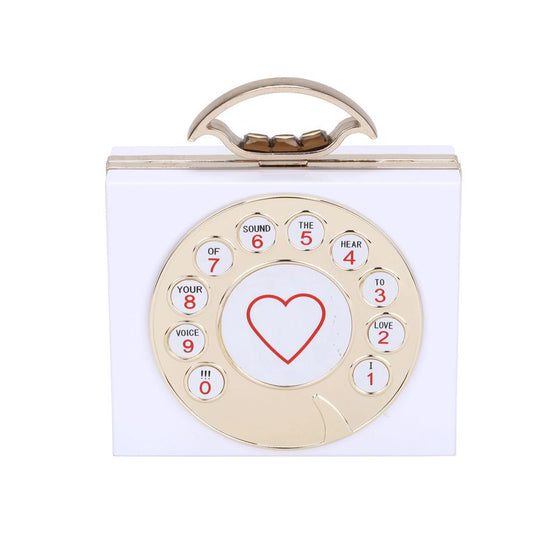 Retro Telephone Dial Hand Bag