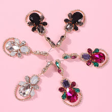  Colorful Rhinestone Pendant Earrings