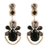 Colorful Rhinestone Pendant Earrings