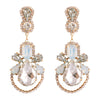 Colorful Rhinestone Pendant Earrings