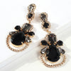Colorful Rhinestone Pendant Earrings