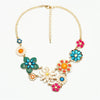 Multi-Color Floral Necklace