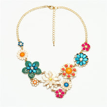  Multi-Color Floral Necklace