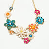 Multi-Color Floral Necklace